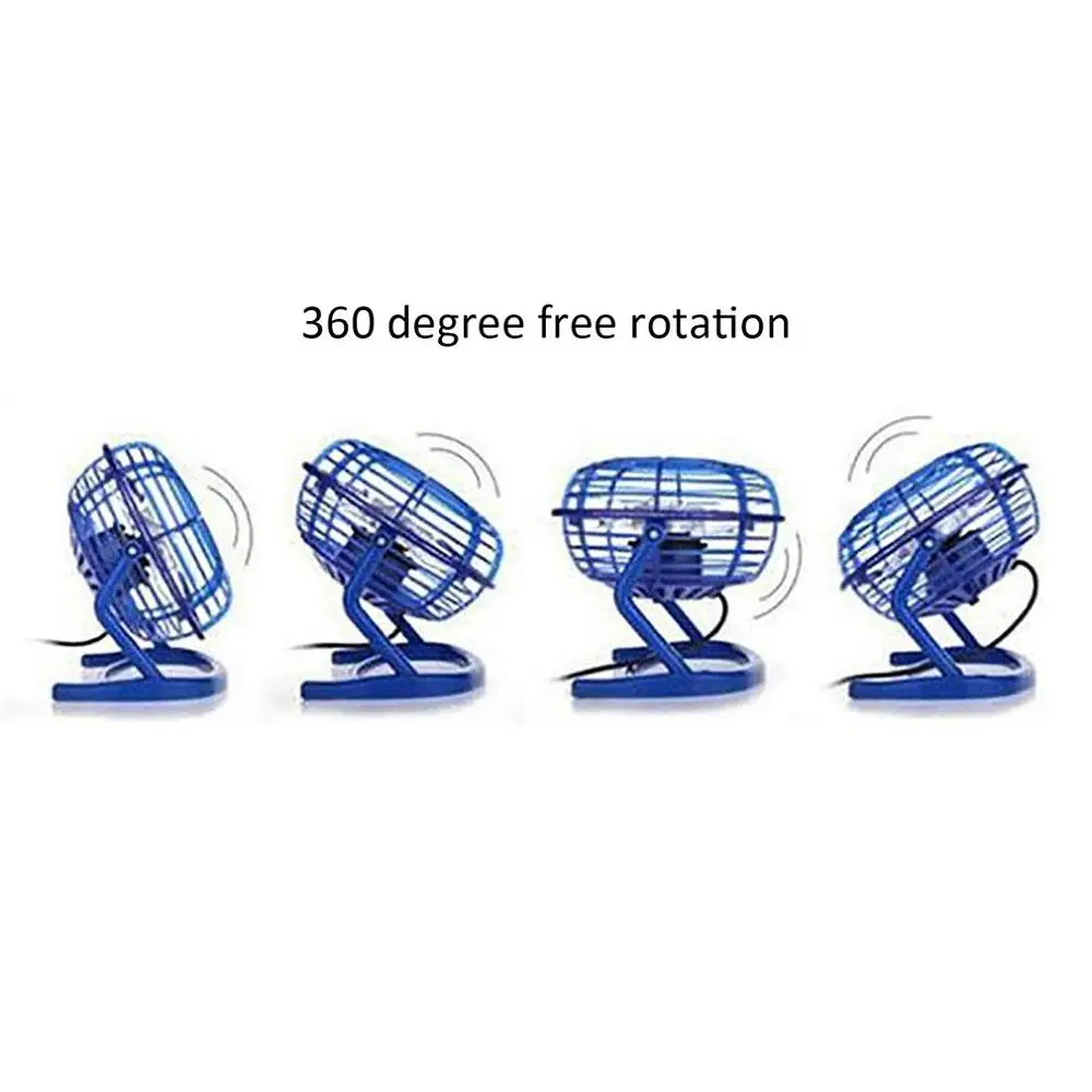 

Portable Mini USB Fan Table Desk Fans Personal Super Mute Silent Colorful Cooling Fans for PC Notebook Laptop USB Gadgets