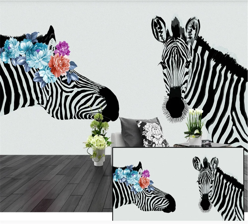 Пользовательские обои в скандинавском минималистичном стиле ручная роспись