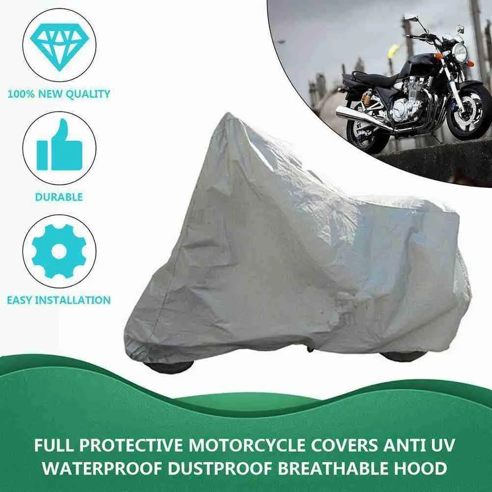 

Новый водонепроницаемый уличный мотоциклетный УФ-протектор защита от дождя мотоцикла универсальный УФ-чехол для велосипеда защита от пыли...