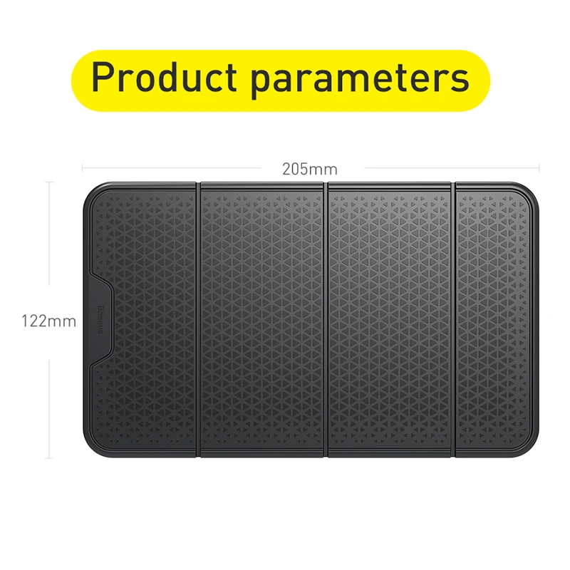 

Baseus Car Phone Holder Universal Mobilephone Wall Desk Sticker Multi-Functional Nano Rubber Pad Car Mount Phone Support