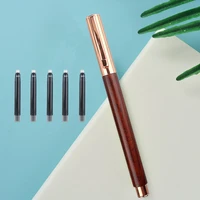 885high quality vintage wood fountain pen luxury ink pens for writing school office drawing ink gift pen