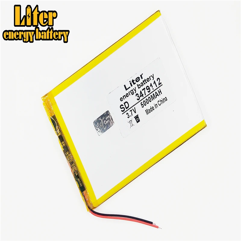 Полимерная батарея для планшета 9 дюймов внутренняя Встроенная перезаряжаемая 3 7