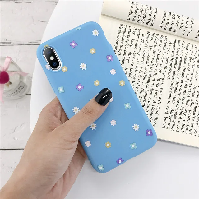 KJOEW чехол для телефона для iPhone 11 Pro Max X XS XR Xs Max 6 6s 7 8 Plus карамельный цвет Любовь Сердце Мягкий ТПУ силиконовый защитный чехол Капа - Цвет: AC6995BE