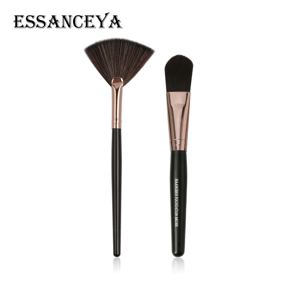 ESSANCEYA набор из 2 кистей для макияжа лица с матовой щеткой BB крем-маска кисть
