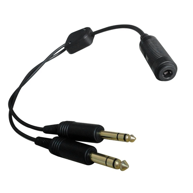 H-GA вертолетный авиационный адаптер для наушников к универсальной авиационной