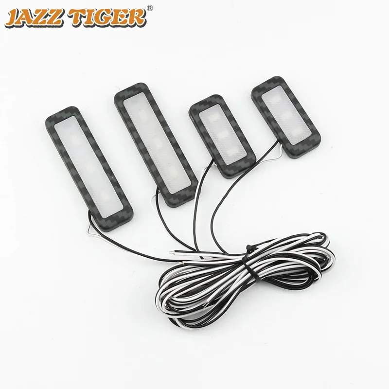 4 шт окружающей среды светильник салона внутренняя дверная ручка подлокотник