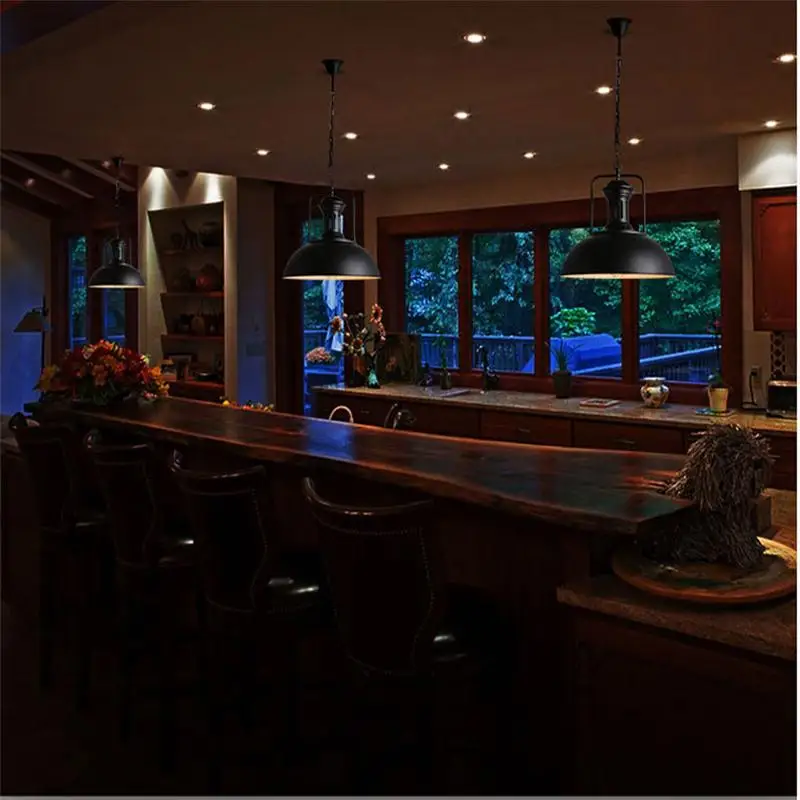 Промышленное Внутреннее освещение в стиле ретро винтажные подвесные