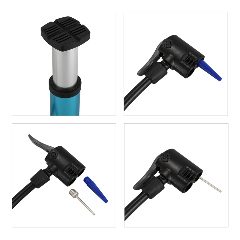 

1 Pcs Foot Activated Floor Pump 140Psi Mtb Bike Air Inflator & 1 Pcs Outdoor Rock Climbing Rope 12mm