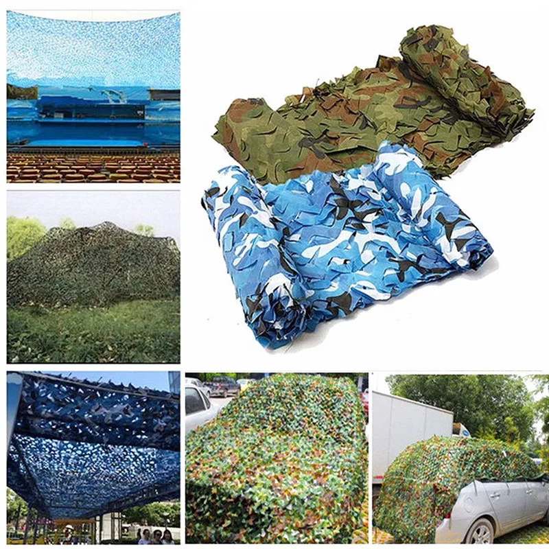 Тент 3 м x 4 тент солнцезащитный Охотничья Военная камуфляжная сетка Лесной