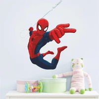 disney marvel spiderman wall stickers for kids rooms home decor cartoon wall decals pvc mural art diy posters