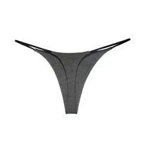 women sexy bandage g string panties solid color low waist thin strappy thongs female cotton bikini underwear mini thong