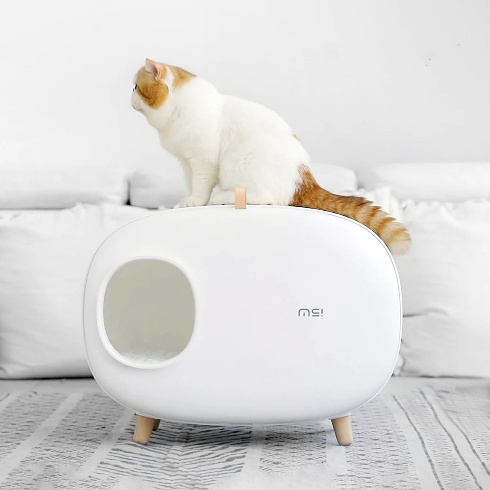 

2020 New Pet Cat Litter Box Fully Enclosed Cat Poop Tray Cat Toilet Pet Supplies Hot Sale
