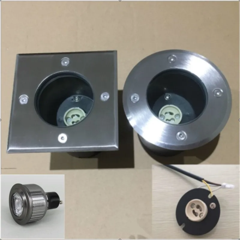 1 шт. IP68 Водонепроницаемый 7 Вт квадратный COB LED подземный свет открытый наземный