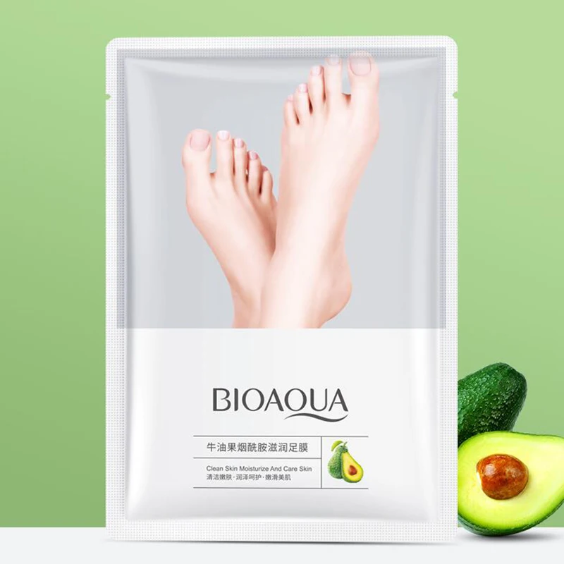

Avocado Niacinamide Moisturizing Foot Mask Sheet Pack Mildly Soothes Exfoliating Foot Mask Foot Care
