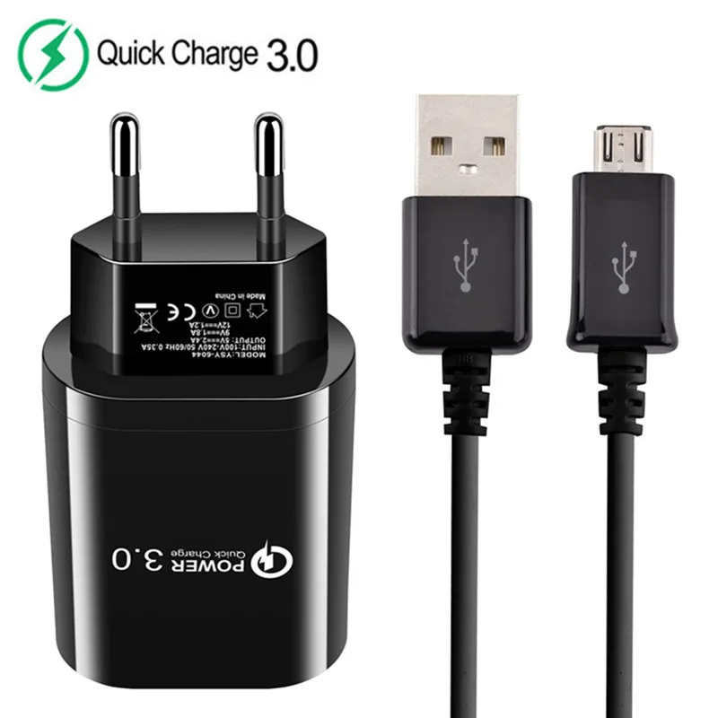 Быстрое зарядное устройство QC 3 0 USB и кабель для передачи данных типа C Samsung Galaxy J7 Neo