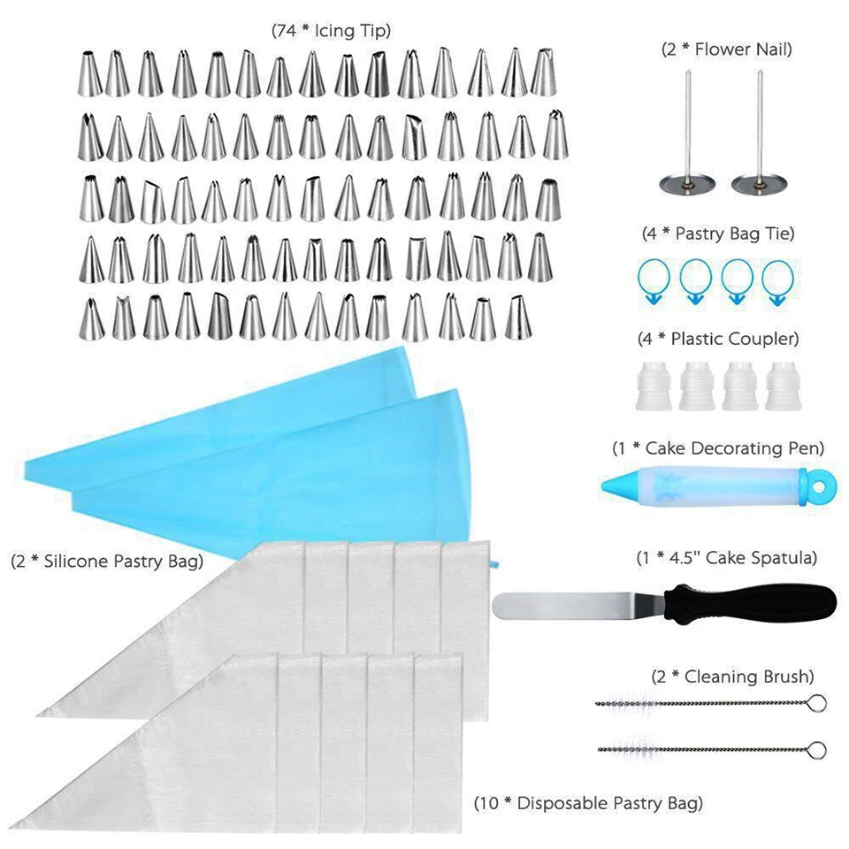 

Инструменты для украшения торта Transhome, кондитерский мешок, насадки для кондитерских изделий, конвертер, скребок для торта, инструменты для в...