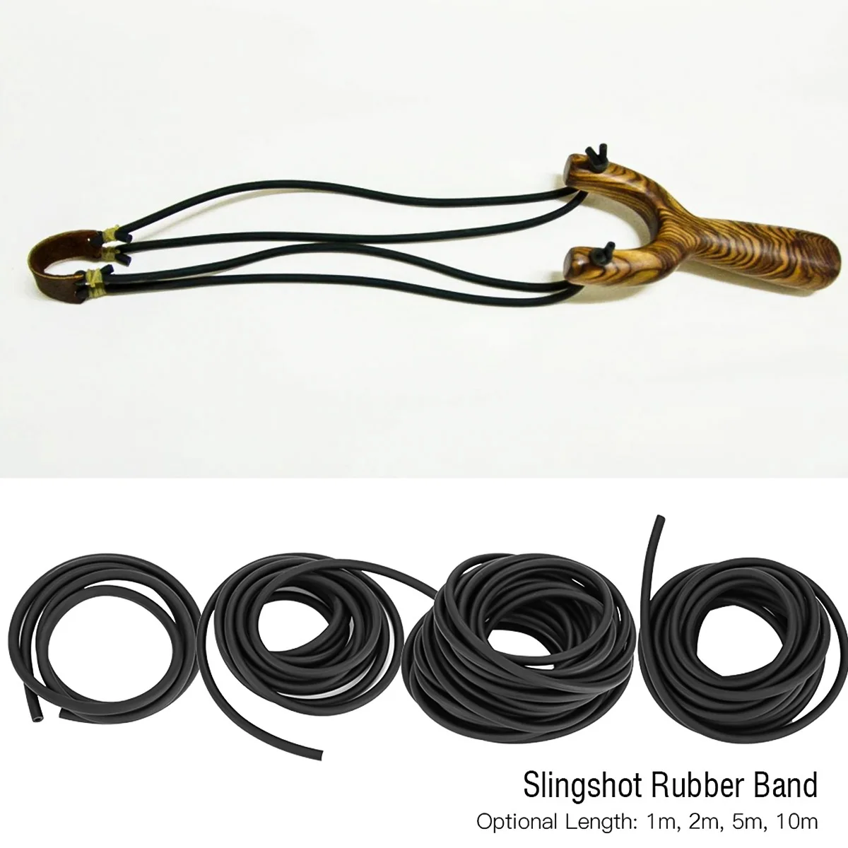 Рогатки из натурального латекса эластичная резиновая трубка для охоты