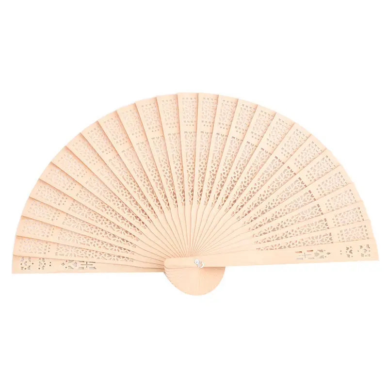 

50pc Personalized Wooden Wedding Favors and Gifts For Guest Sandalwood Hand Fan Party Decoration Folding Fans
