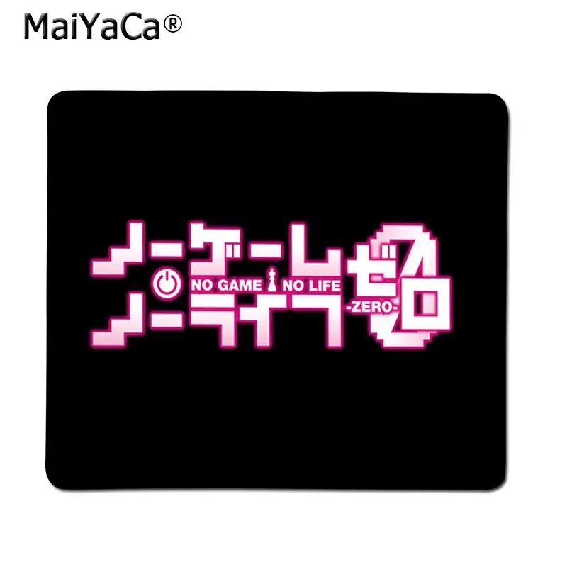 

MaiYaCa Top Quality NO Game No Life Logo Unique Desktop Pad Game Mousepad Top Selling Wholesale Gaming Pad mouse