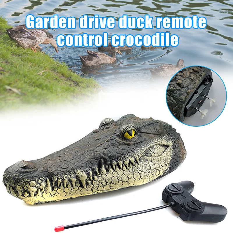 

Simulation Crocodiles Head Remote Control Electric Boat Toys Crocodiles Head Spoof Toy P7Ding