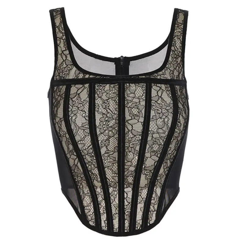 

Corset Top Sewing Pattern Sewing Sew Crop Top Bustier Stay Night Outfit Top Corsets for Women Steampunk Gothic Langerie Sexy Zip
