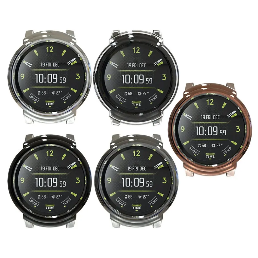 Для умных часов Ticwatch E защитный чехол из ТПУ защита от падения носимые часы для