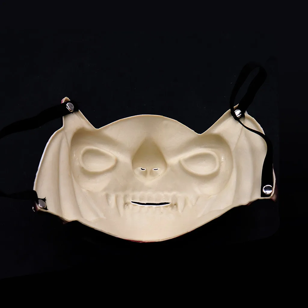 

Cosplay Party Prop Bat Maks Halloween Costume Dress Up Parties Toy Brightness Rubber Comfortable Toys Scary Style Juguete