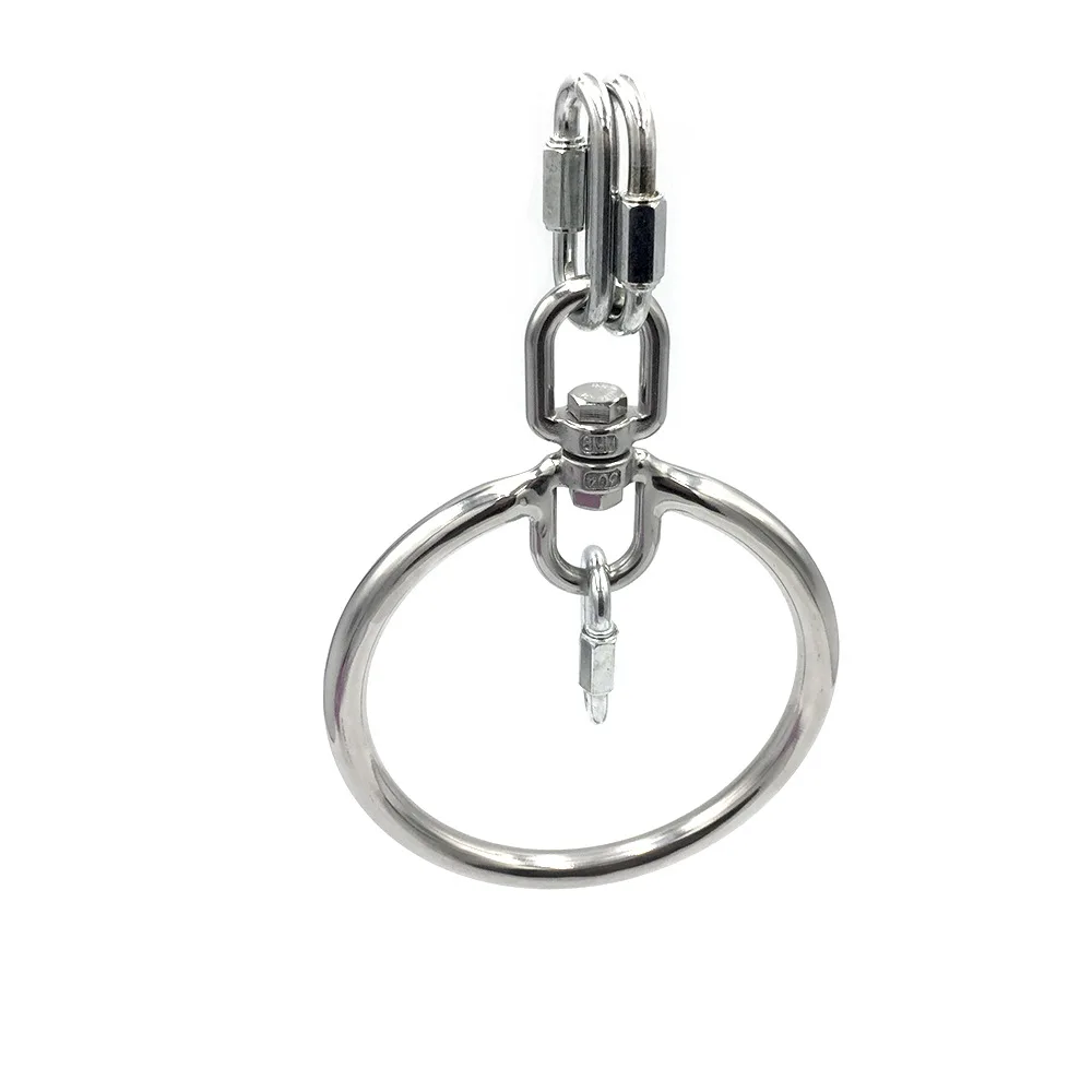 

ZIPMAGIC ZMStainless Steel Rings Couple Play Game Ring Charms Stainless Steel Rope Art Bondage Ring Unisex Jewelry Ring