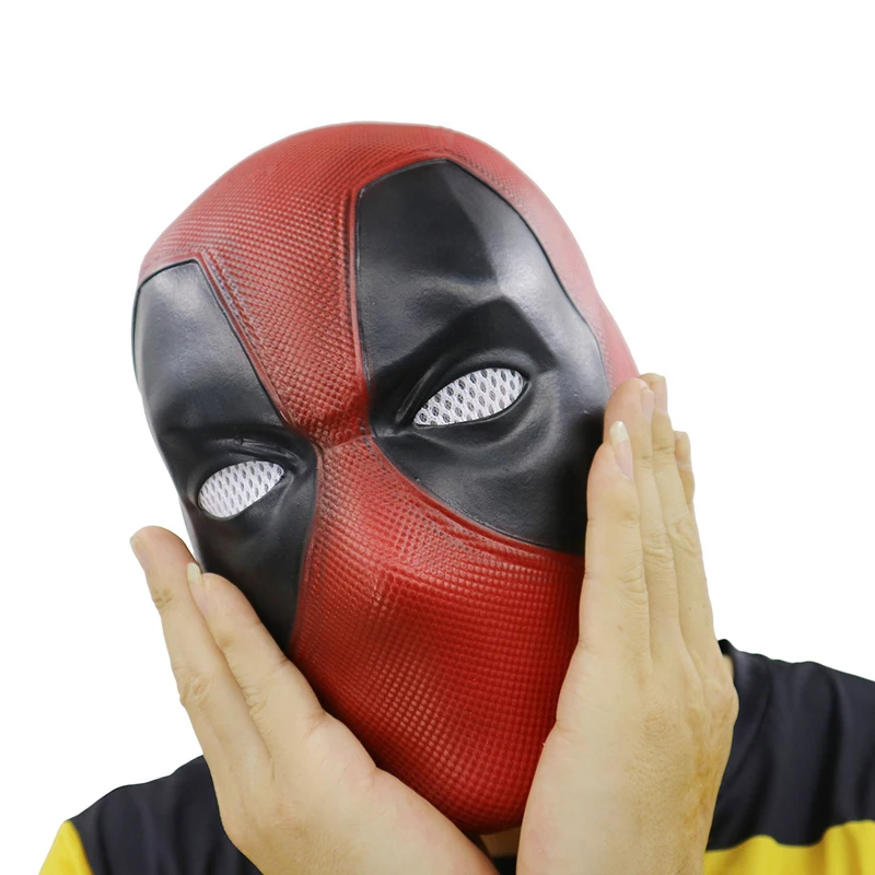 

Film Deadpool Cosplay Maske Latex Vollen Kopf Helm Deadpool Wade Winston Wilson Party Kostm Masken Requisiten Halloween
