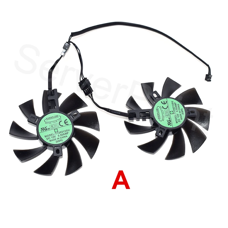 Хорошо протестированный охлаждающий двойной вентилятор для видеокарты пара