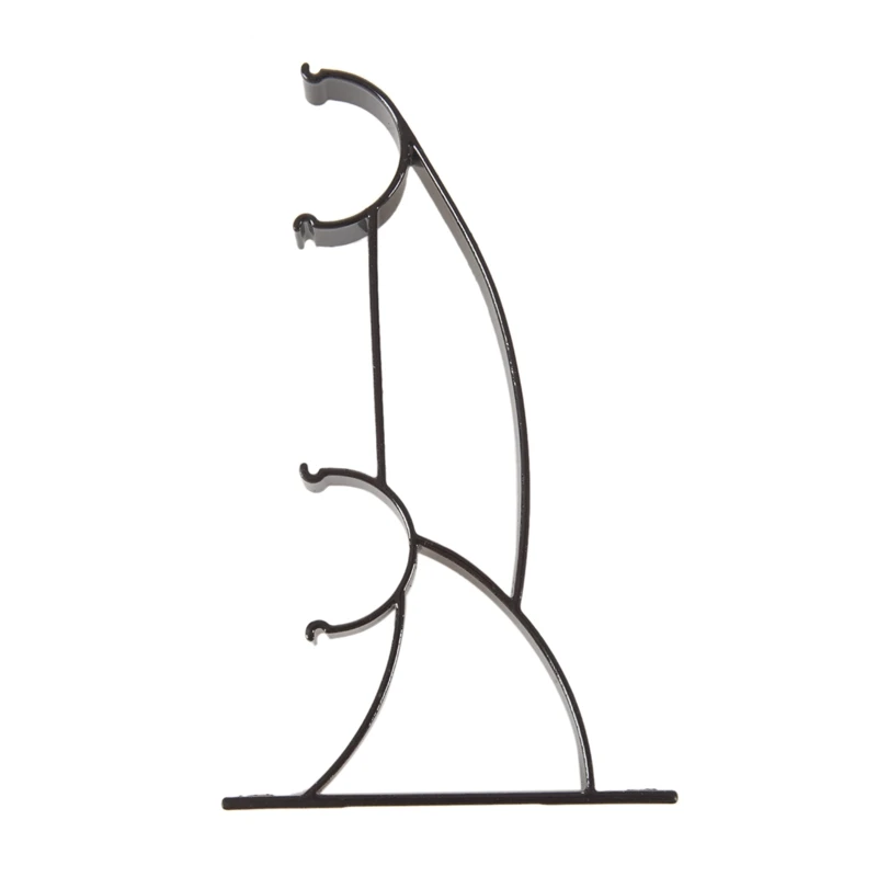 2 шт. двойной металлический держатель штор для 25 мм стержня глубокий