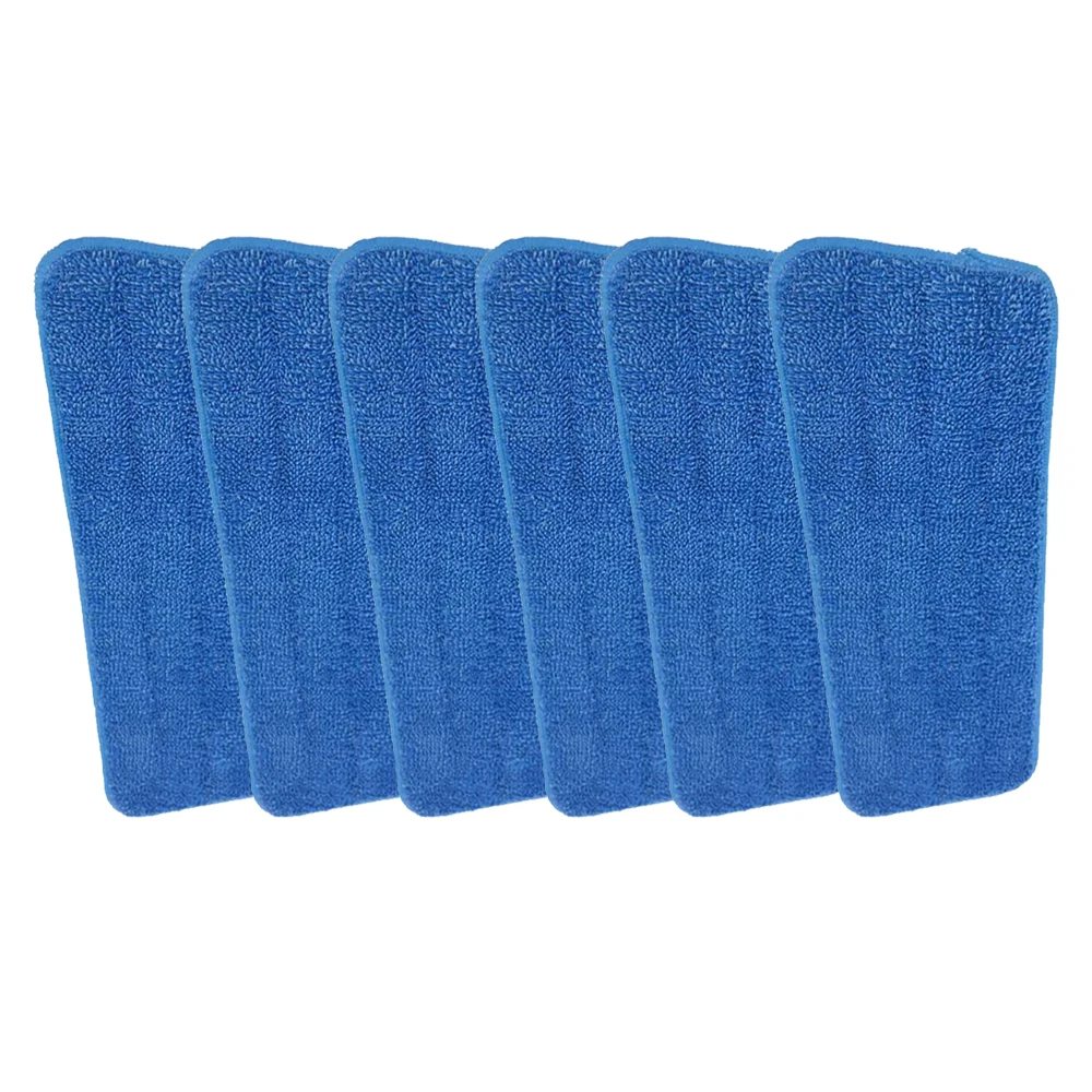 

6 Pack Replacement Heads for Wet/Dry Mop Floor Cleaning Pads Compatible for Bona Floor Care System Microfiber Spray Mop