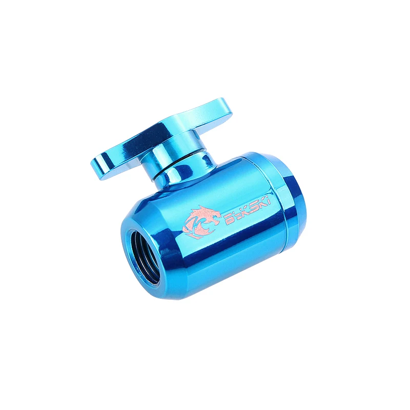 Bykski водяной клапан черный сливной порт петли фитинги серебряный красный золотой