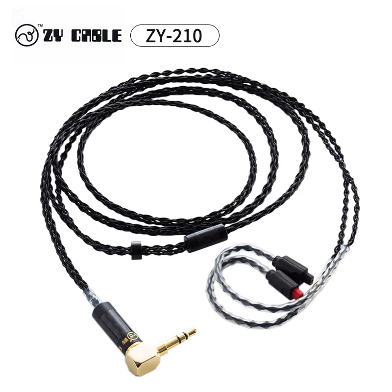 Кабель для наушников Fanmusic ZY-210/ZY-211/ZY-212/ZY-213 Advanced Edition для ATH-IM01 02 03 04 50 70, обновленный кабель для наушников