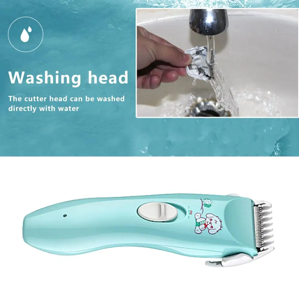 

Baby Electric Hair Clipper Hair Clipper USB Interface Charging Waterproof Trimmer Baby Mute Hair Clipper Baby Shaving friendly