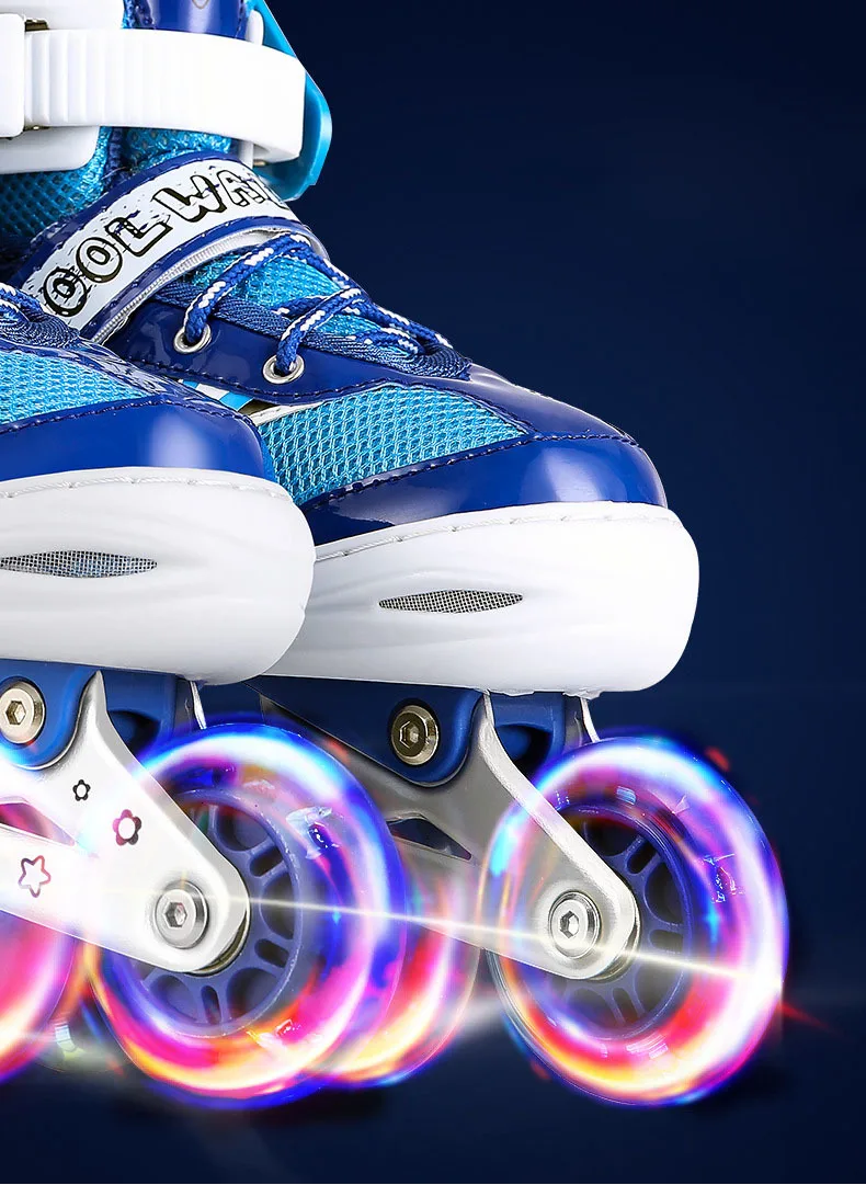 Bonjean новые детские регулируемые коньки роликовые для мальчиков и девочек полный