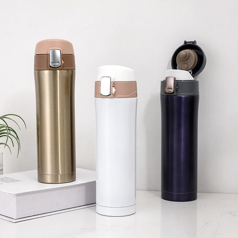 Нержавеющая сталь вакуумная колба открытый Термос портативный большой емкости