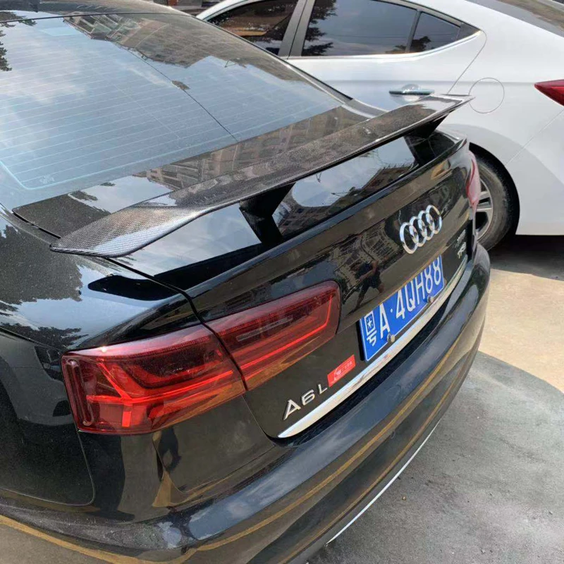 C7 A6 спойлер GT Стиль углеродного волокна спойлер задний багажник крыло для Audi A6 C7/4G 2012-UP