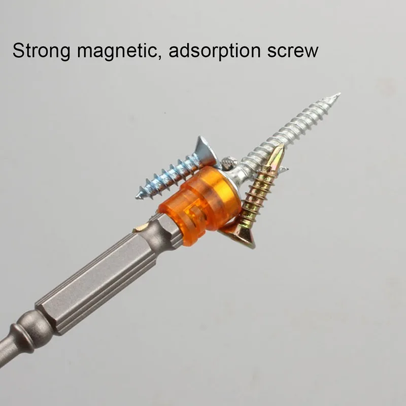 

5Pcs Colorful Tool Steel 1/4 Hex Shank Strong Magnetic Screwdriver Bit with for Household Use and Work Use