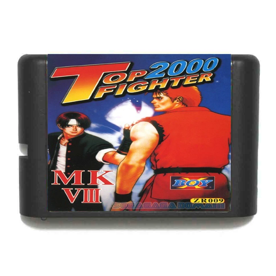 16-битная игровая карта Top Fighter 2000 для Sega Mega Drive Genesis | Электроника