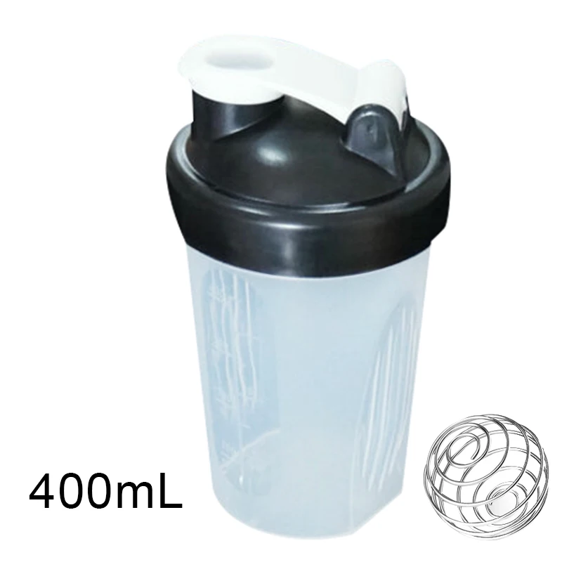 as show 400/600ml протеин смешивание порошка чашки запаянный герметичный шейкер с перемешивающий шарик B2Cshop - Цвет: as show