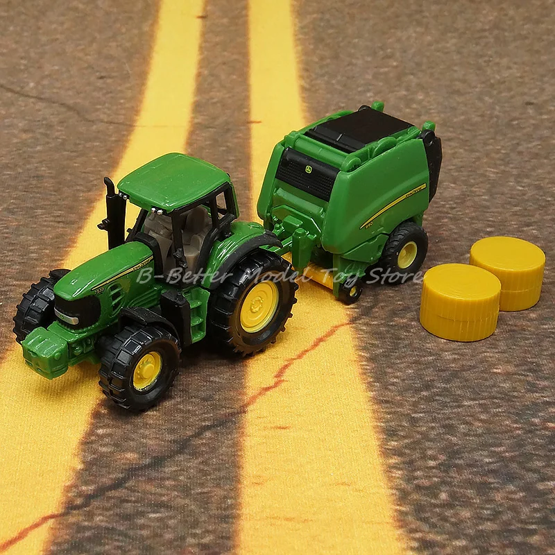 

1:87 Diecast Farm Model Toy Siku 1665 Tractor With Baler Replica