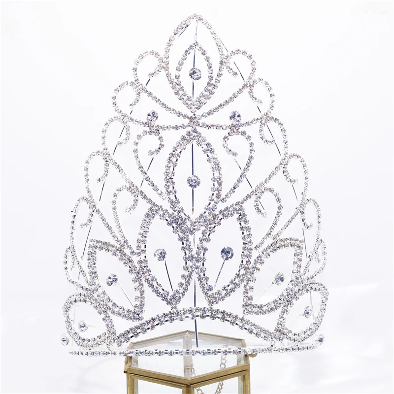 

New Fashion Luxury Crystal Crown Exquisite Rhinestone Birthday Gift Leisure Party Headdress Crown Wholesale And Retail