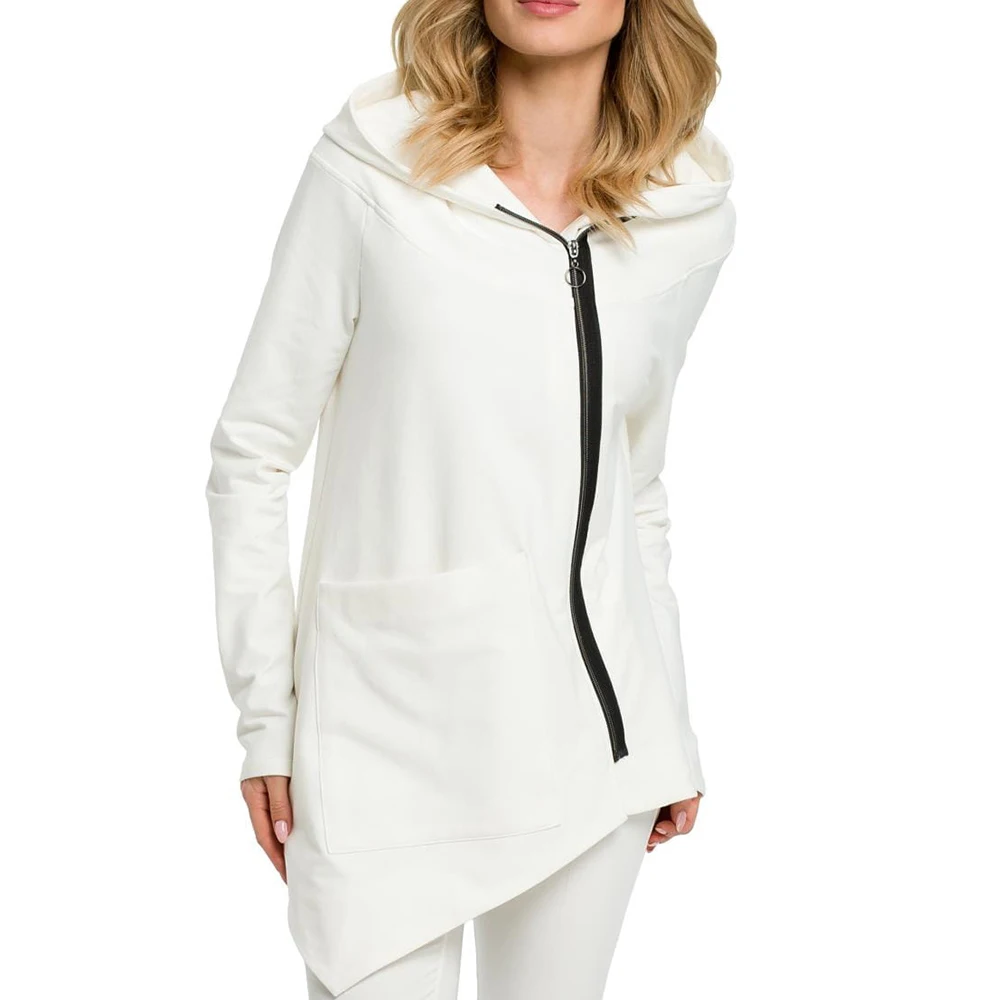 Женская модная куртка с капюшоном больших размеров 2019 новое пальто однотонная