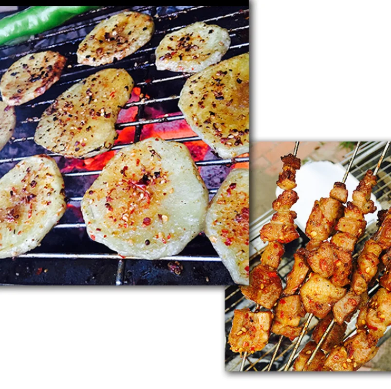 Сад древесный уголь для барбекю терраса вечерние Пособия по кулинарии складной