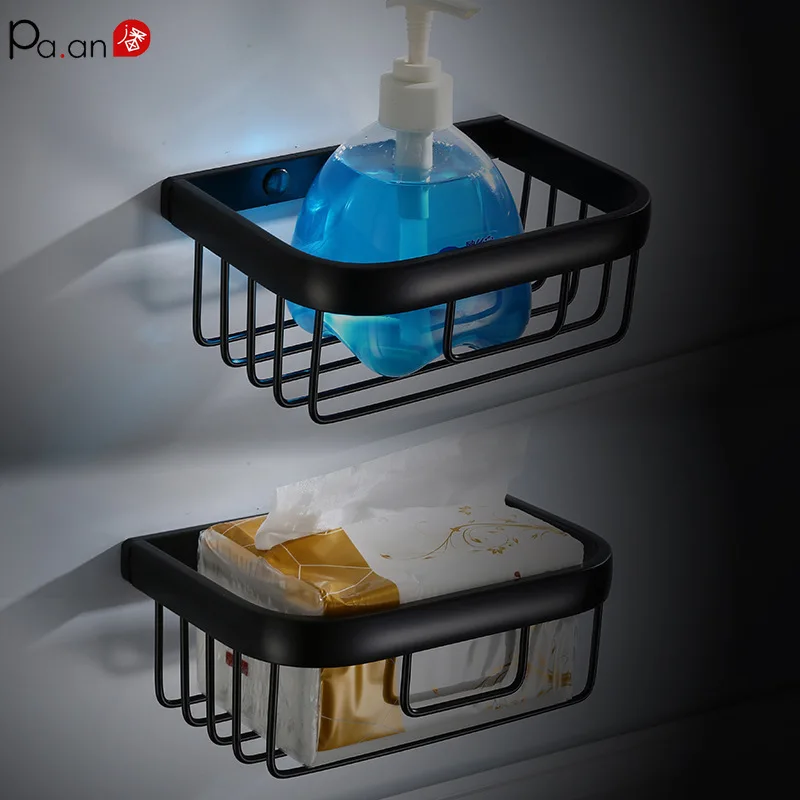 Набор аксессуаров для ванной комнаты 1: держатель бутылки шампуня салфеток полка