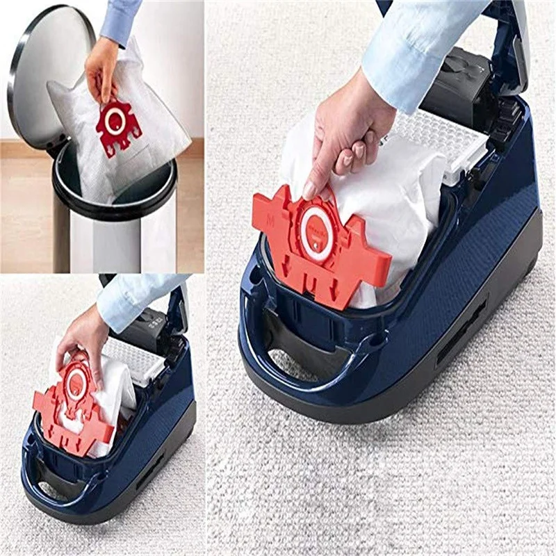 

HOT-Robot Vacuum Cleaners Replacement Accessories Kits Dust Filter Bag Suitable for Miele F S241-262,S291-299,J S300-399,M S500