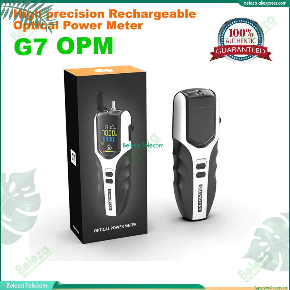 OPM Высокоточный перезаряжаемый птикальный измеритель мощности G7 цветной
