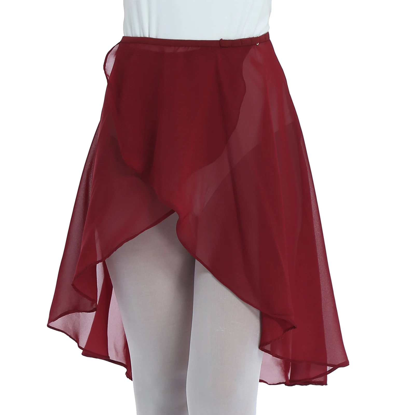 TiaoBug Для женщин отвесная шифоновая Юбка для балета/взрослая сценическая обувь