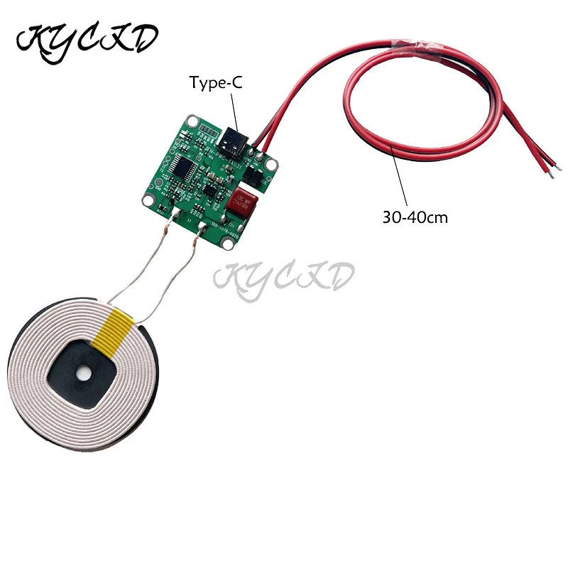 20w qi standard wireless charger transmitter board battery power bank fast charging coil circuit for iphone samsung smartphone free global shipping